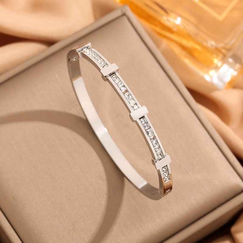 Layered Geometric Bracelet for Modern Elegance - Vizimy