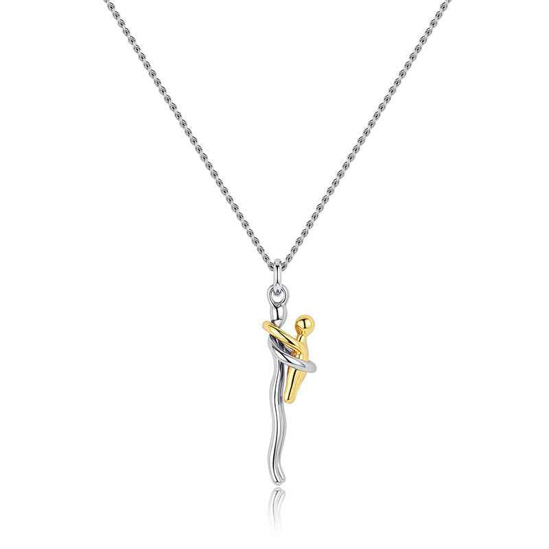 Vizimy™ Eternal Love Necklace in Gold – Sentimental Pendant Jewelry Gift for Mom